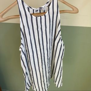 NWOT Old Navy Tank, navy and white. LAST CALL